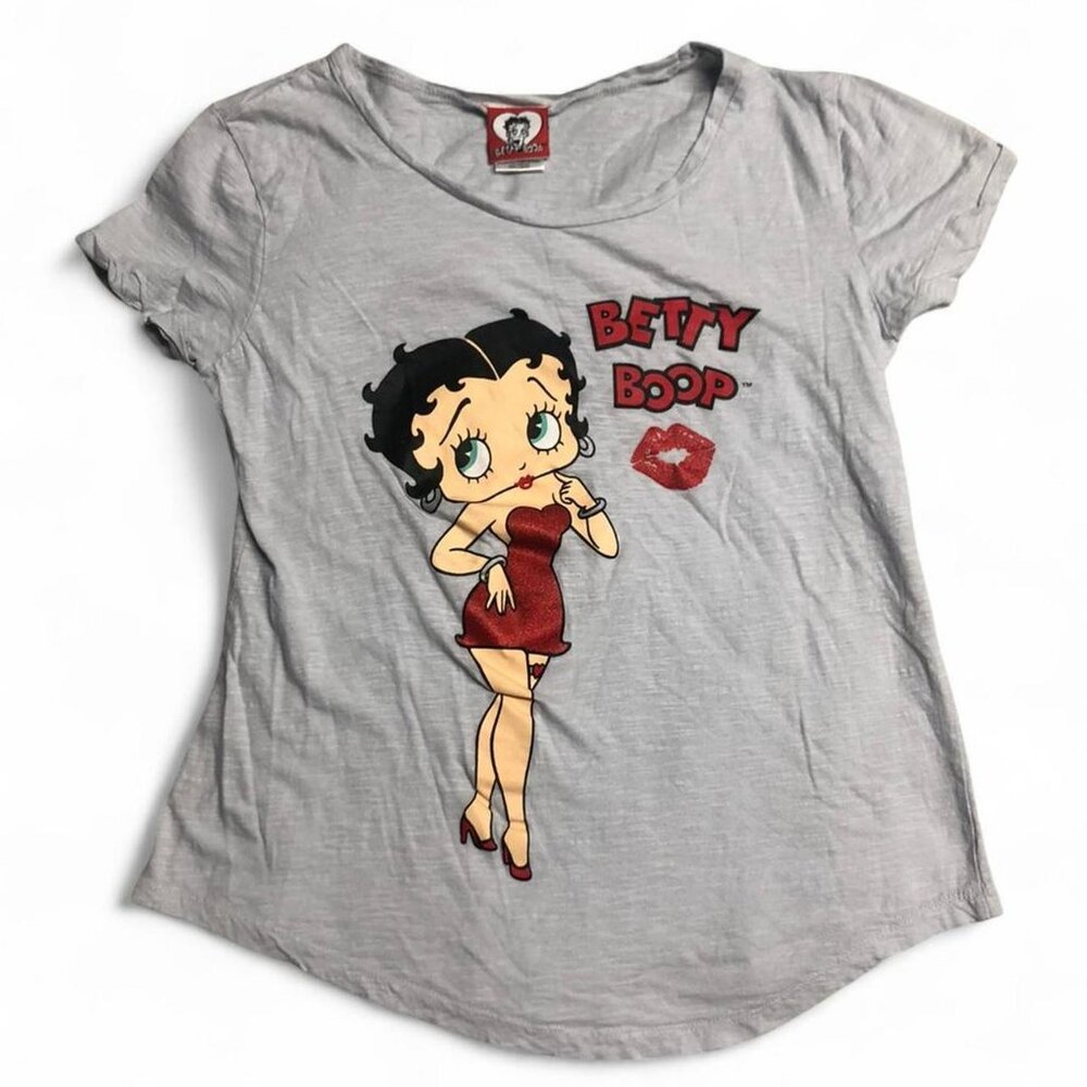 Betty Boop Glitter Tee - Picture 2 of 6